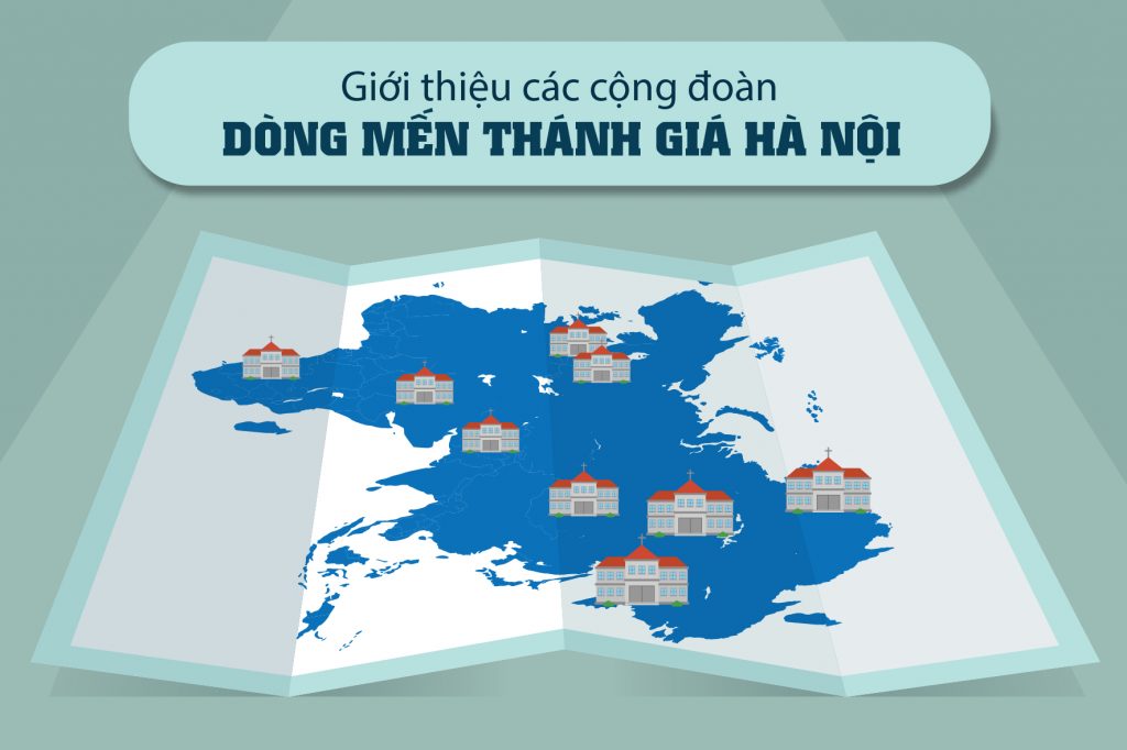 Giới thiệu các cộng đoàn Dòng Mến Thánh Giá Hà Nội