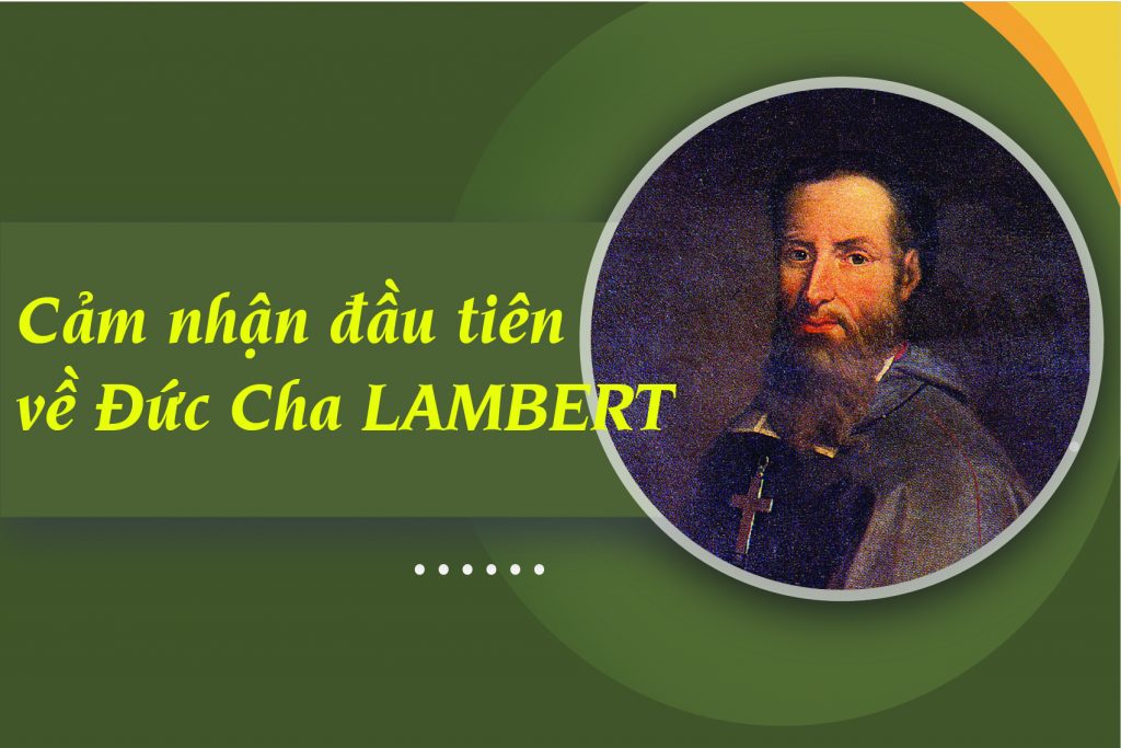 Cảm nhận đầu tiên về Đức Cha Lambert