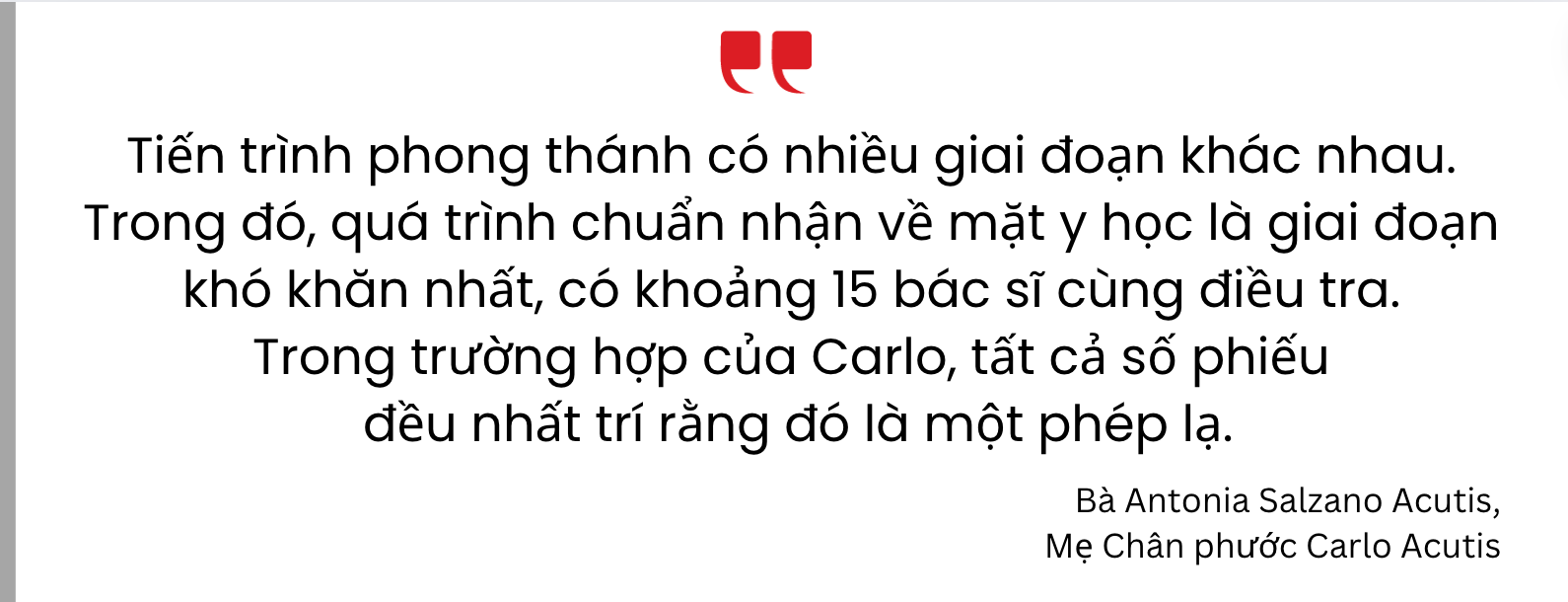 Phỏng vấn mẹ Chân phước Carlo Acutis – Kỳ 1: Mọi người đều có thể bước theo linh đạo của Carlo