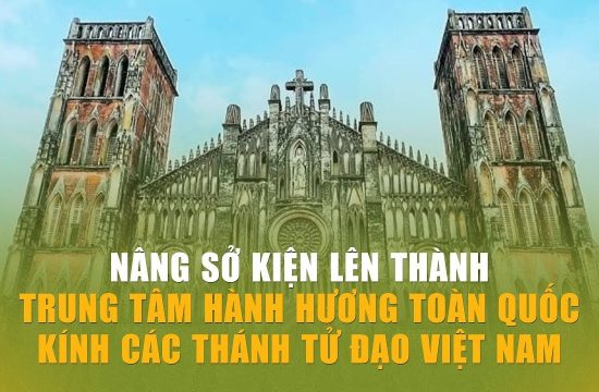 Nâng Sở Kiện thành Trung tâm Hành hương toàn quốc kính Các Thánh Tử Đạo Việt Nam