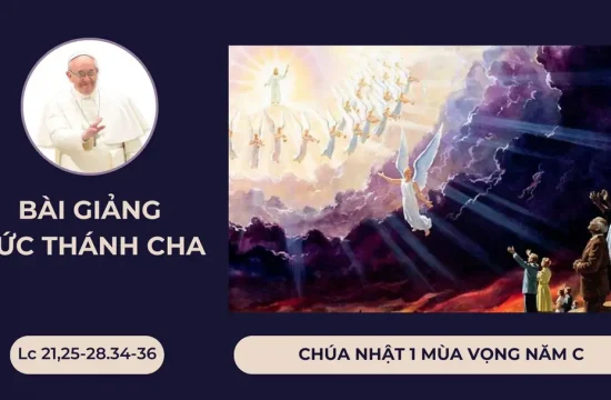 Bài giảng của Đức Thánh Cha - Chúa nhật I Mùa vọng - Năm c