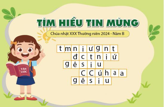 Trò chơi ô chữ - Chúa nhật XXX thường niên - Năm B