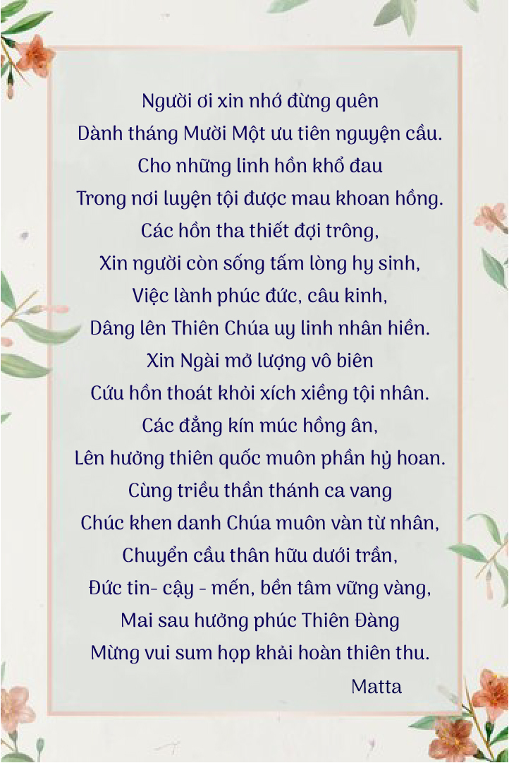 Xin hãy nhớ