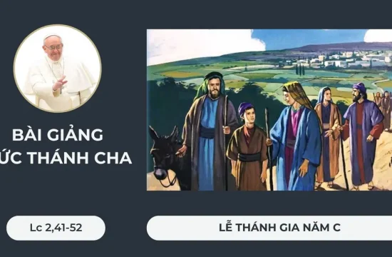 Bài giảng của Đức Thánh Cha - Lễ Thánh Gia Thất - Năm C