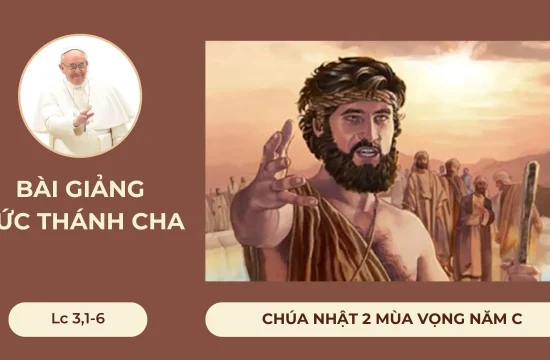 Bài giảng Đức Thánh Cha - Chúa nhật II Mùa vọng - Năm C