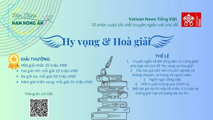 Giải truyện ngắn Năm Thánh 2025: "Hy vọng và Hoà giải"