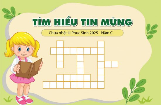 Trò chơi ô chữ - Chúa nhật III Phục sinh - Năm C