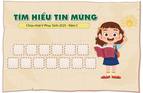 Trò chơi ô chữ: Chúa nhật V Phục Sinh - Năm C